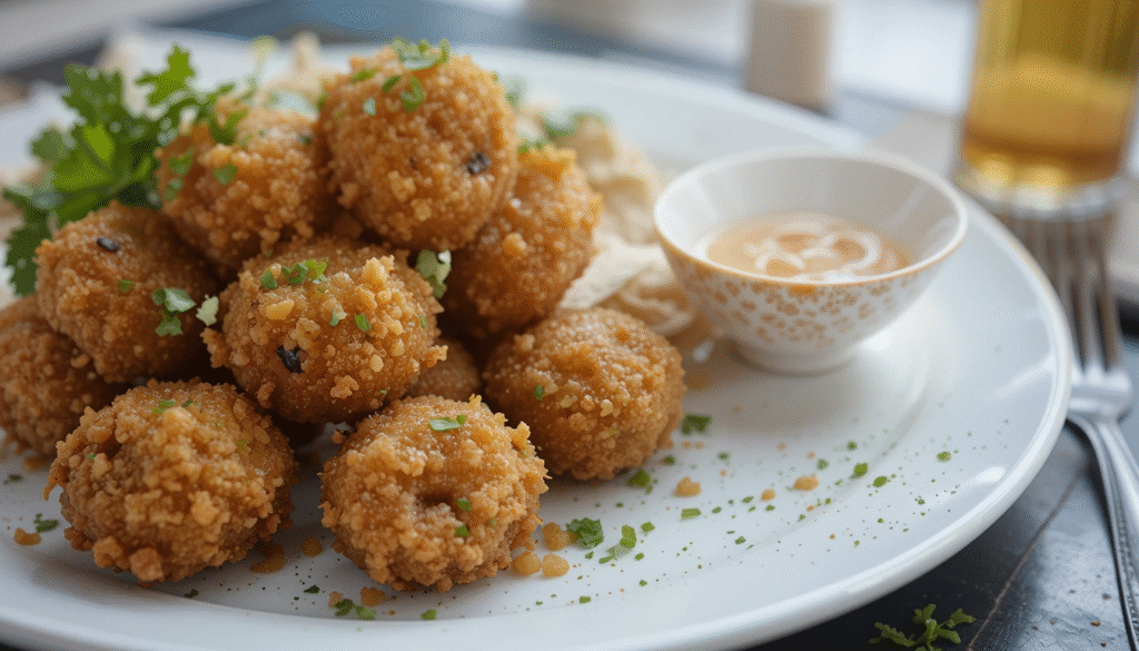 Crispy Fried Falafel