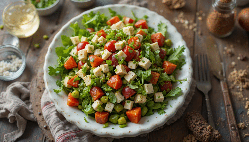 The Ultimate Mediterranean Chopped Salad