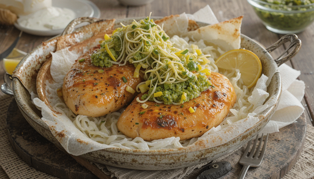 Mediterranean Chicken Breasts With Avocado Tapenade